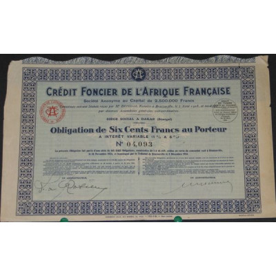 Crédit Foncier de l'Afrique Française
