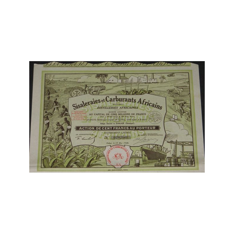 Sisaleraies et Carburants Africains (Act)