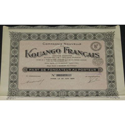 Cie Nouvelle du Kouango Français (PF)