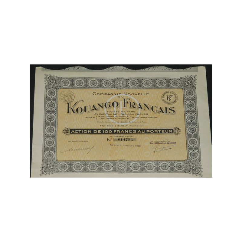 Cie Nouvelle du Kouango Français (Act orange)