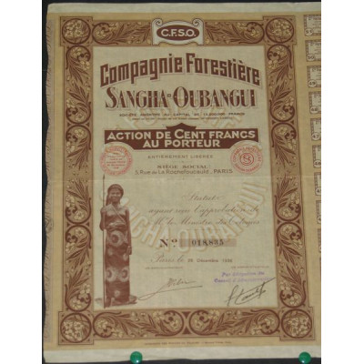 Cie Forestière Sangha-Oubangui (marron)
