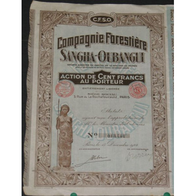 Cie Forestière Sangha-Oubangui (verte 1)