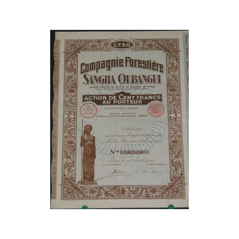 Cie Forestière Sangha-Oubangui (verte 2)