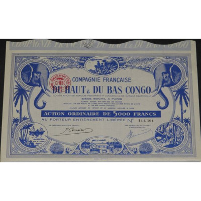 Cie Française du Haut et du Bas-Congo (Act Ordin 5000 F)