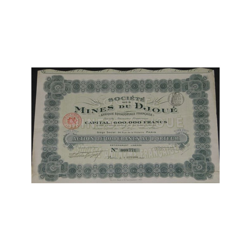 Sté des Mines du Djoué