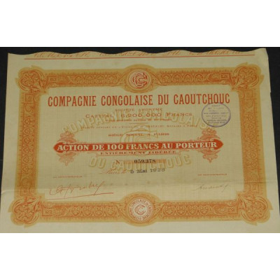 Cie Congolaise du Caoutchouc (Ac)