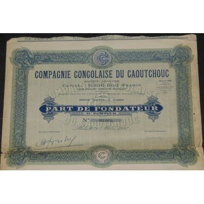 Cie Congolaise du Caoutchouc (PF)