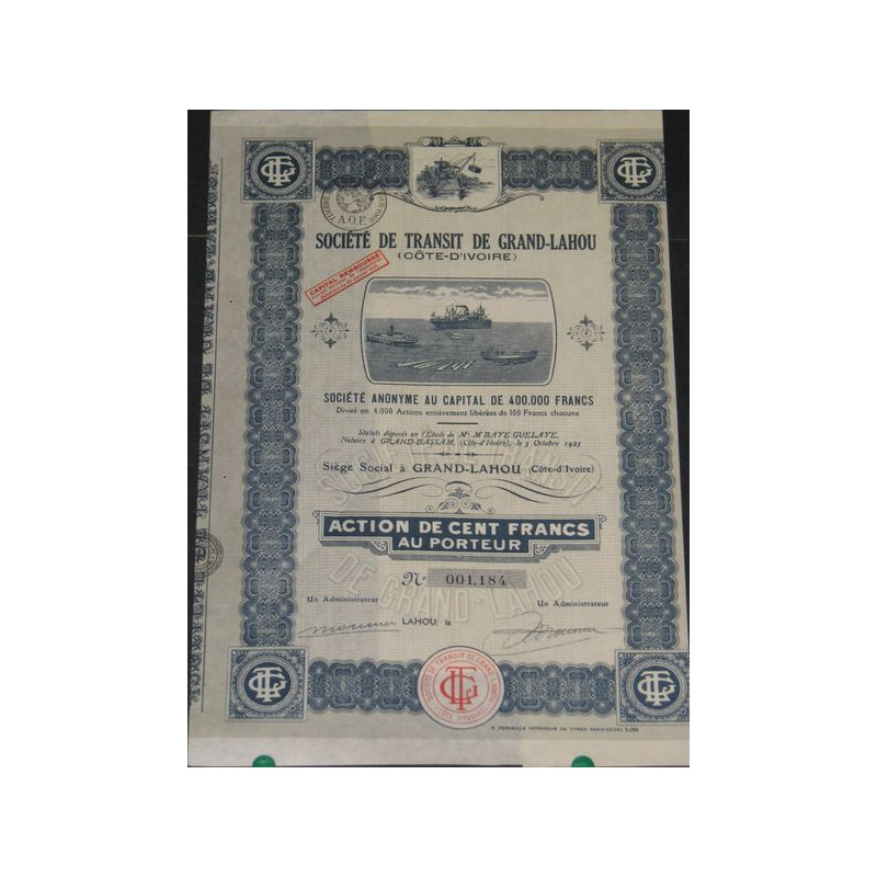 Sté de Transit de Grand-Lahou