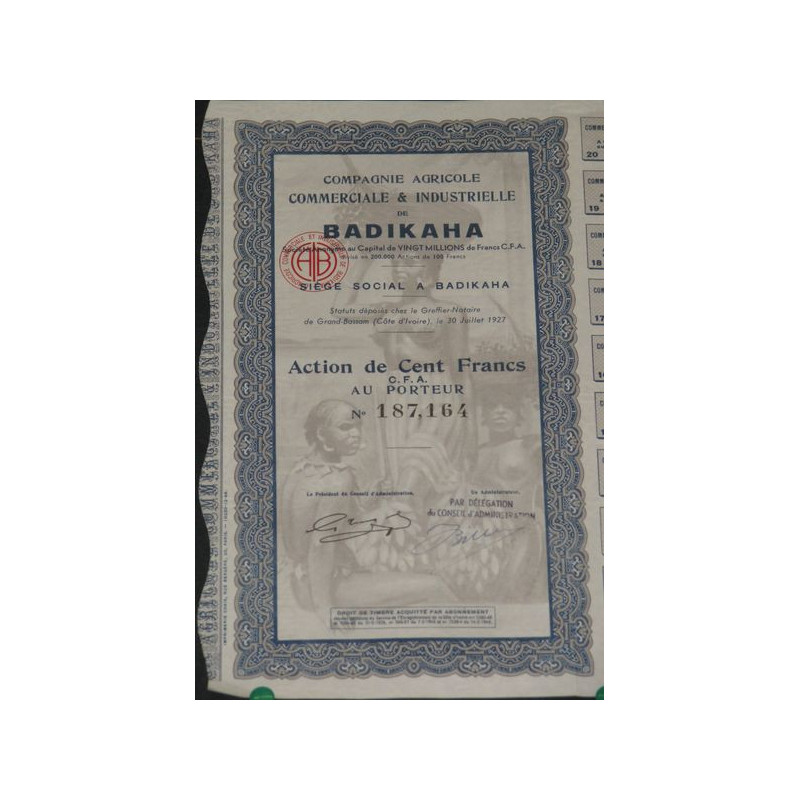 Cie Agricole Commerciale & Industrielle de Badikaha (Ac)