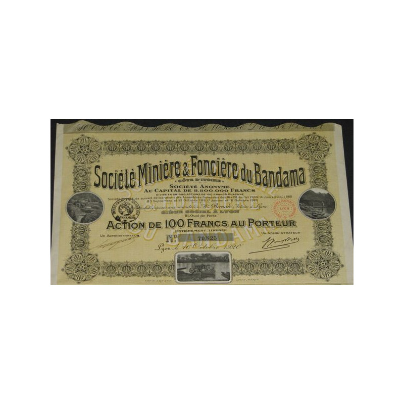 Sté Minière & Foncière du Bandama