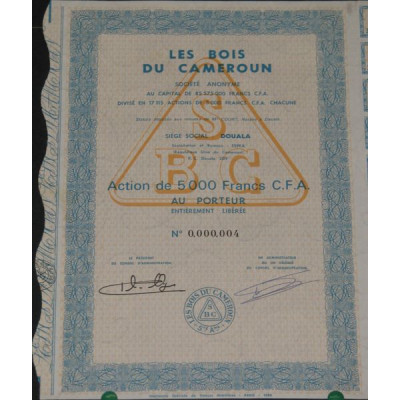 Les Bois du Cameroun