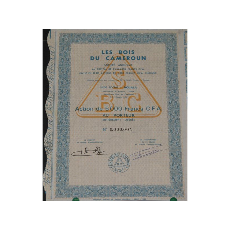 Les Bois du Cameroun