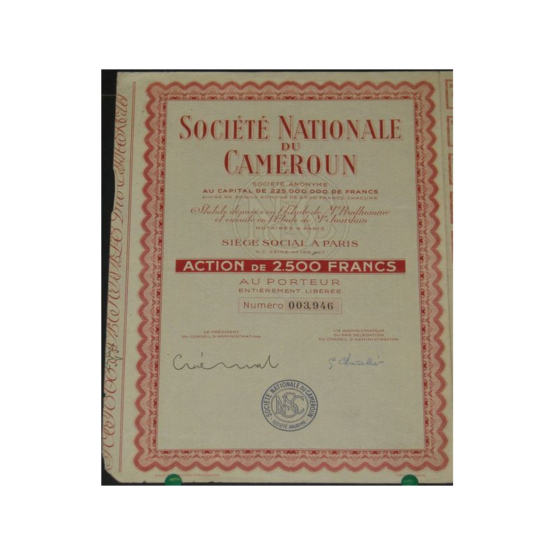 Sté Nationale du Cameroun