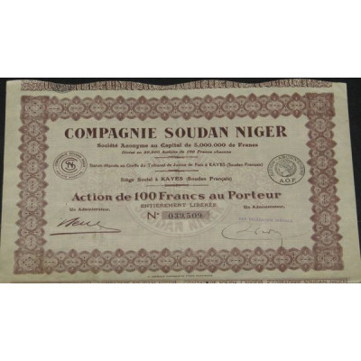 Cie Soudan Niger