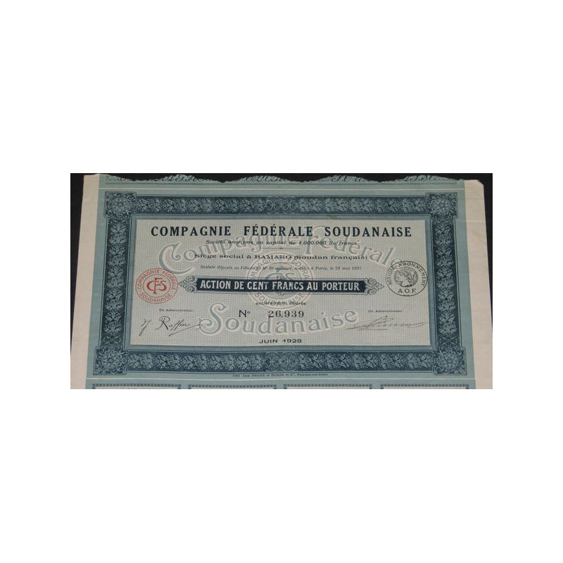 Cie Fédérale Soudanaise
