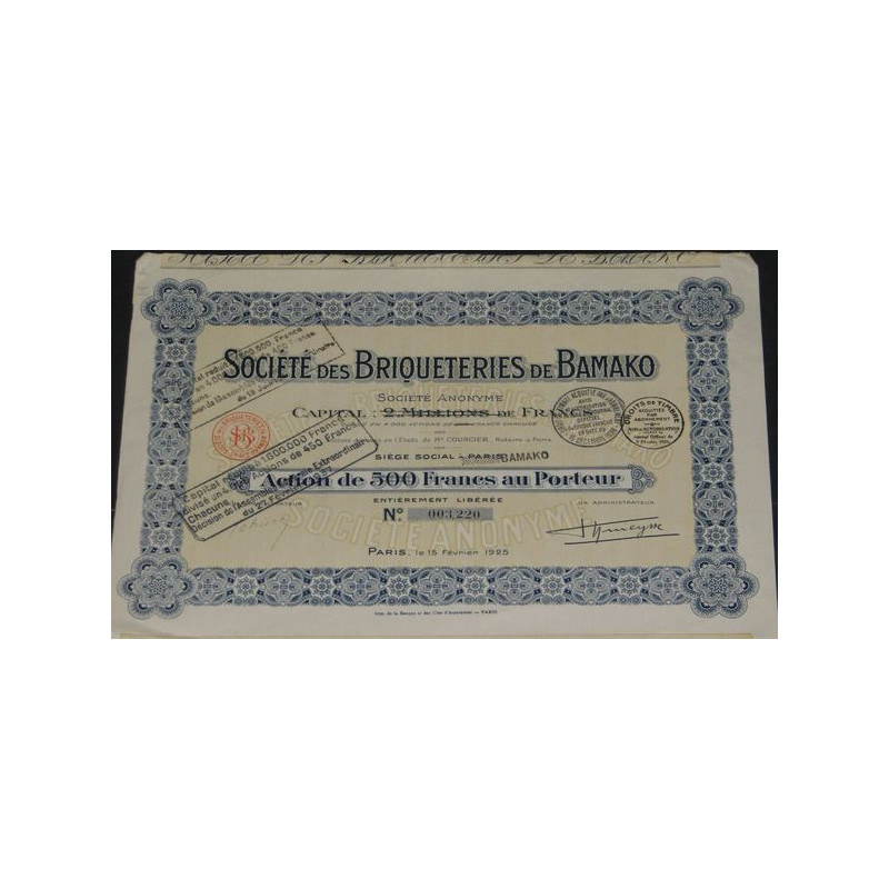 Sté des Briqueteries de Bamako