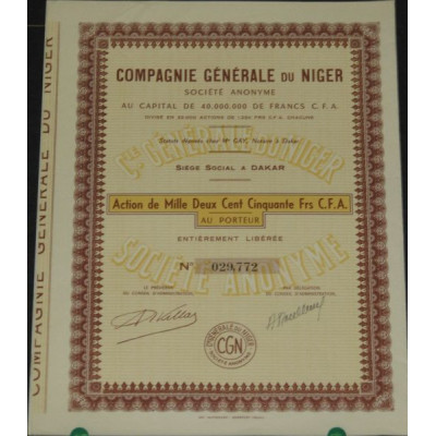 Cie Générale du Niger
