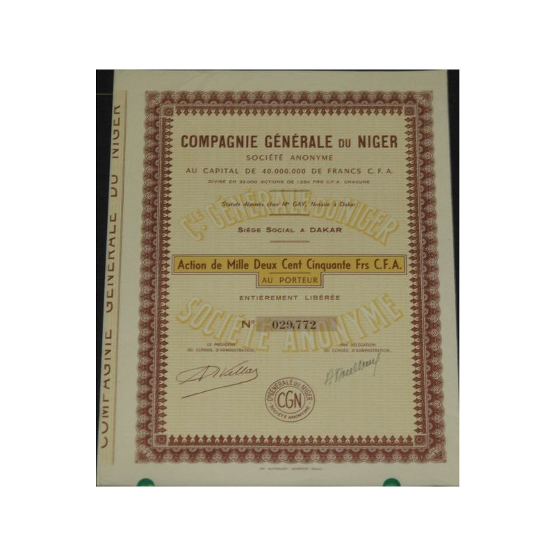 Cie Générale du Niger