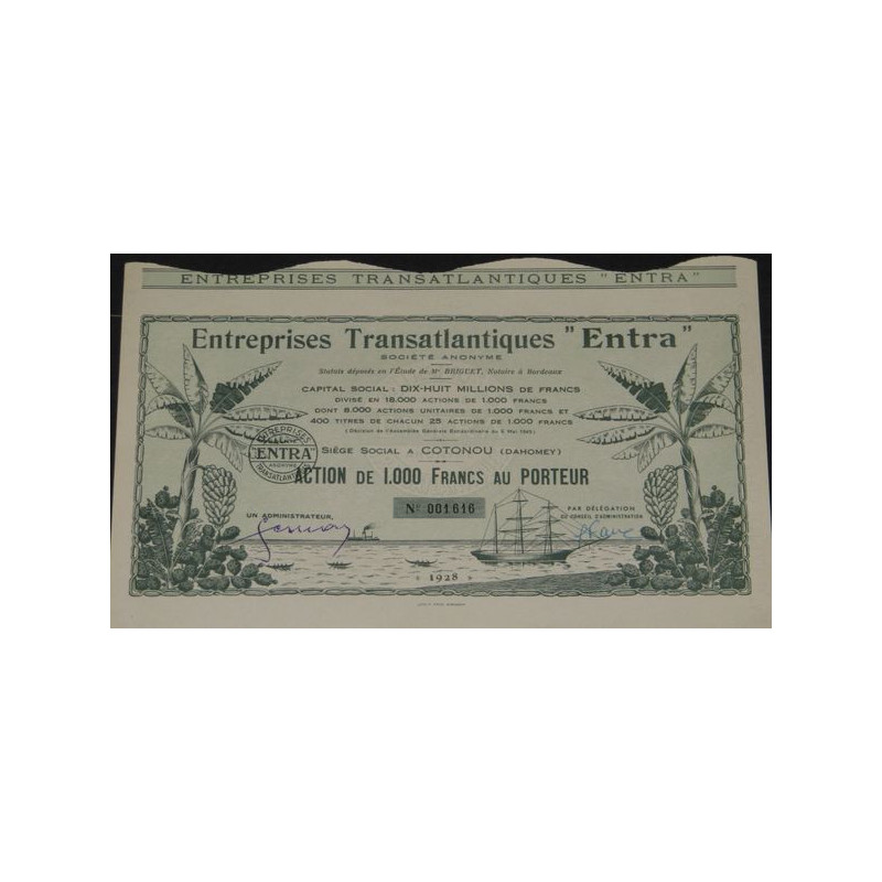 Entreprises Transatlantiques "Entra"