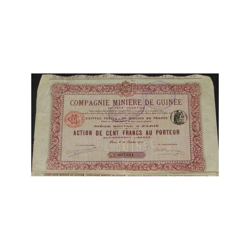Cie Minière de Guinée (Ac)