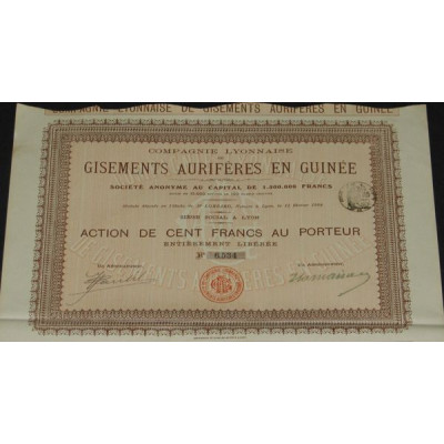 Cie Lyonnaise de Gisements Aurifères en Guinée