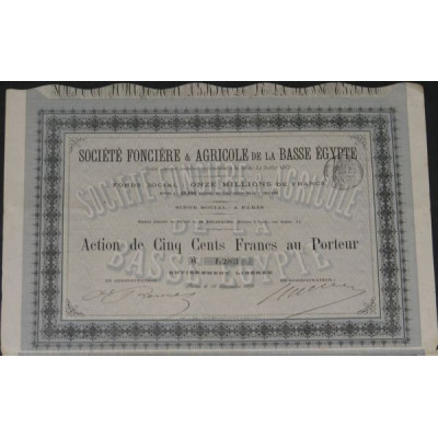 Sté Foncière & Agricole de la Basse Egypte