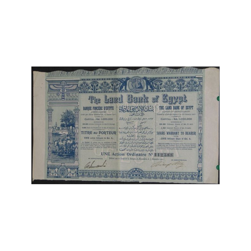 The Land Bank of Egypt - Banque Foncière d'Egypte (Act O)