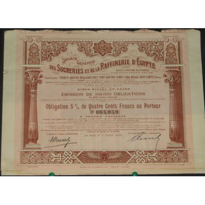 Sté Générale des Sucreries et de la Raffinerie d'Egypte (Obl)