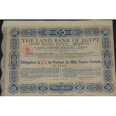 The Land Bank of Egypt (Obl 4 1/2 %)