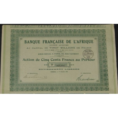 Banque Française de l'Afrique