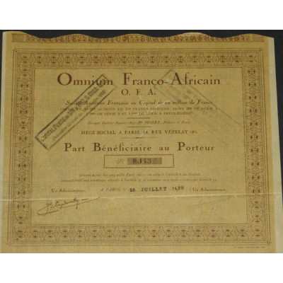 Omnium Franco-Africain O.F.A. (PB)
