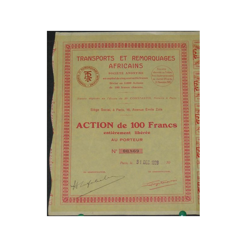 Transports et Remorquages Africains