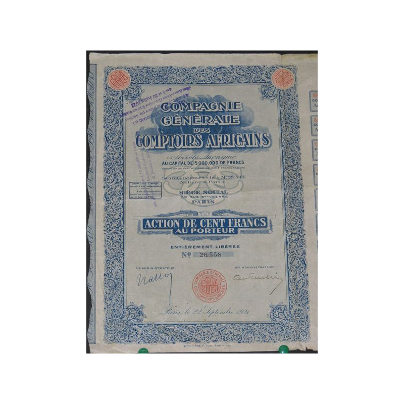 Cie Générale des Comptoirs Africains