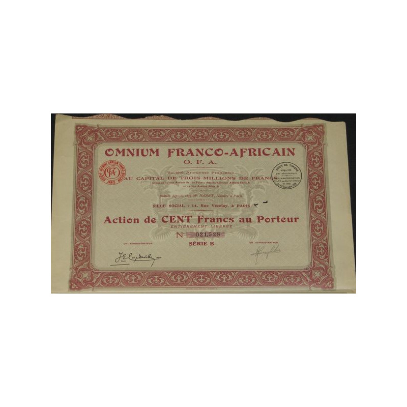 Omnium Franco-Africain O.F.A. (Act)