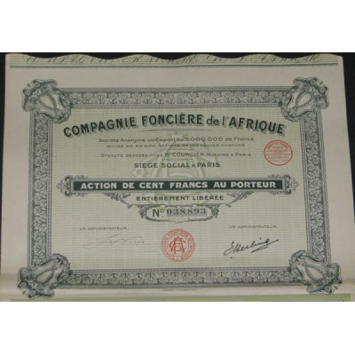 Cie Foncière de l'Afrique (Act)