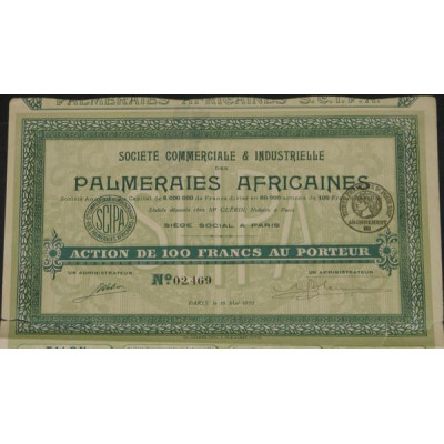 Sté Commerciale et Industrielle des Palmeraies Africaines (Act)