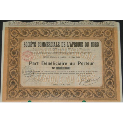 Sté Commerciale de l'Afrique du Nord (PB)