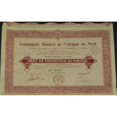 Cie Minière de l'Afrique du Nord