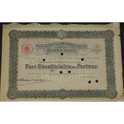 Sucreries et Raffineries de l'Indochine (PB) (blanquette)