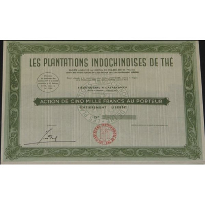 Les Plantations Indochinoises de Thé (Ac) (blanquette)