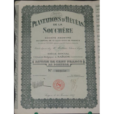 Plantations d'Hévéas de la Souchère (Act)