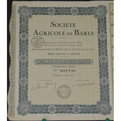 Sté Agricole de Baria