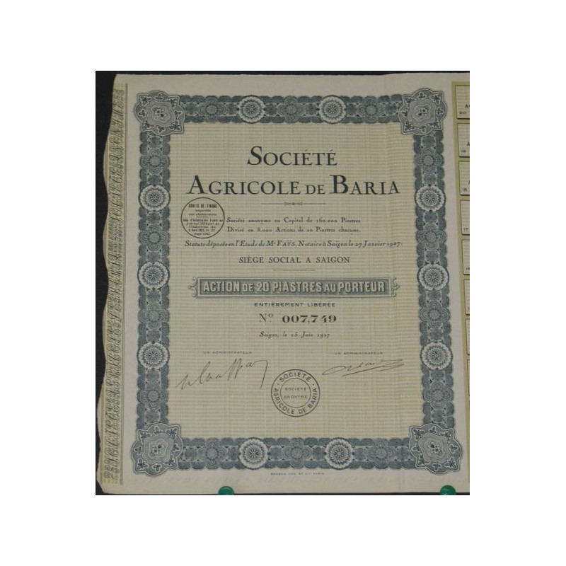 Sté Agricole de Baria