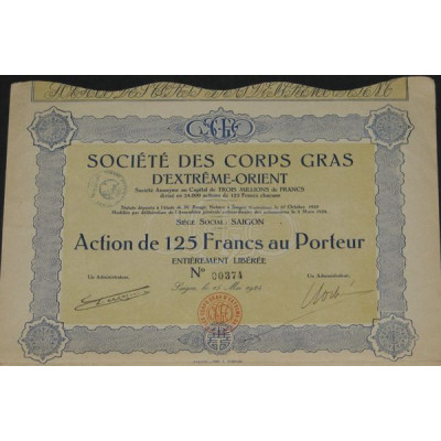 Sté des Corps Gras d'Extrême-Orient