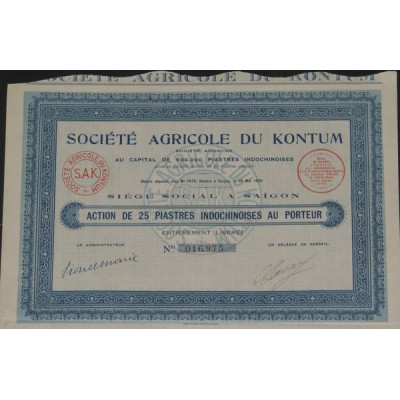 Sté Agricole du Kontum (Act)