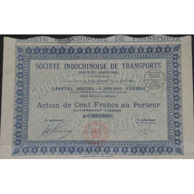 Sté Indochinoise de Transports (Ac)