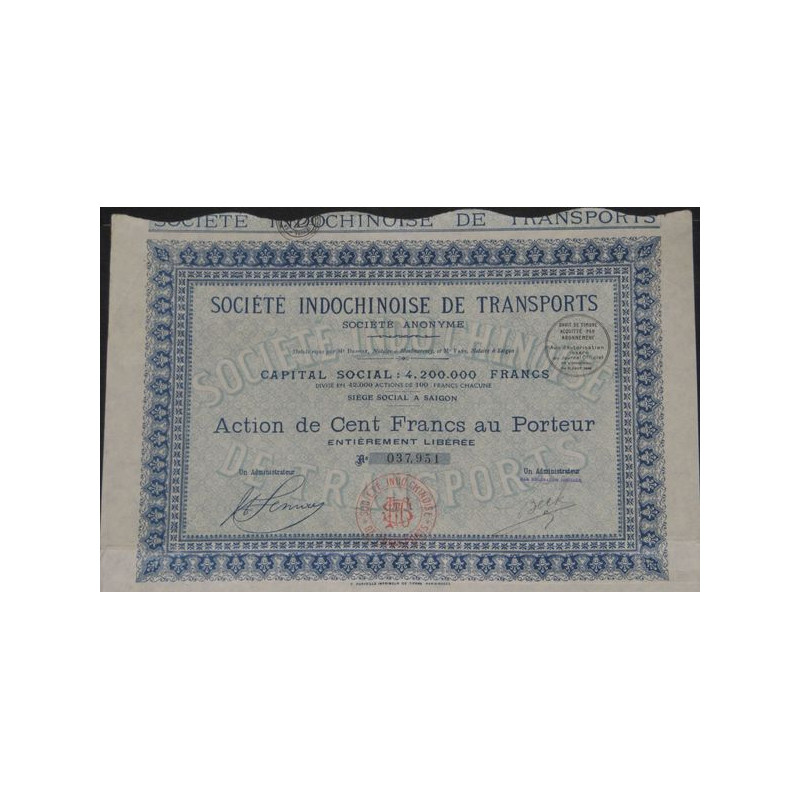 Sté Indochinoise de Transports (Ac)