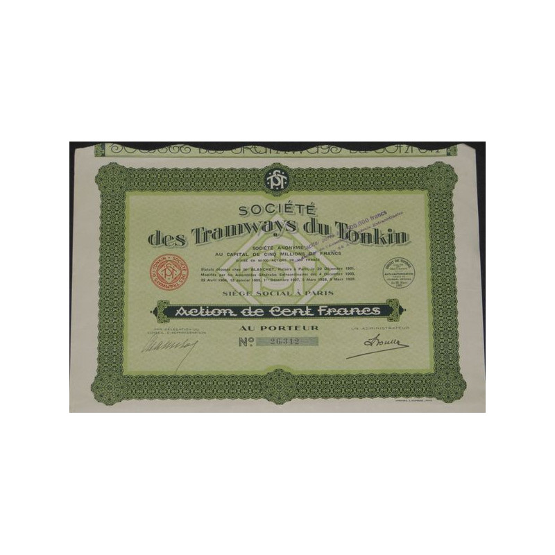 Sté des Tramways du Tonkin