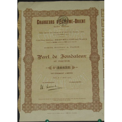 Chargeurs d'Extrême-Orient (PF)