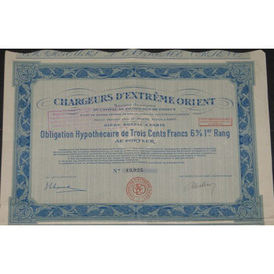 Chargeurs d'Extrême-Orient (Obl Hypot 300 F)